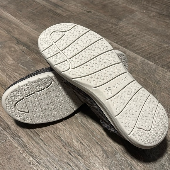 Ariat Hilo 360 Heather Brown,textile upper,moisture-wicking lined,slip on loafer - Picture 8 of 12